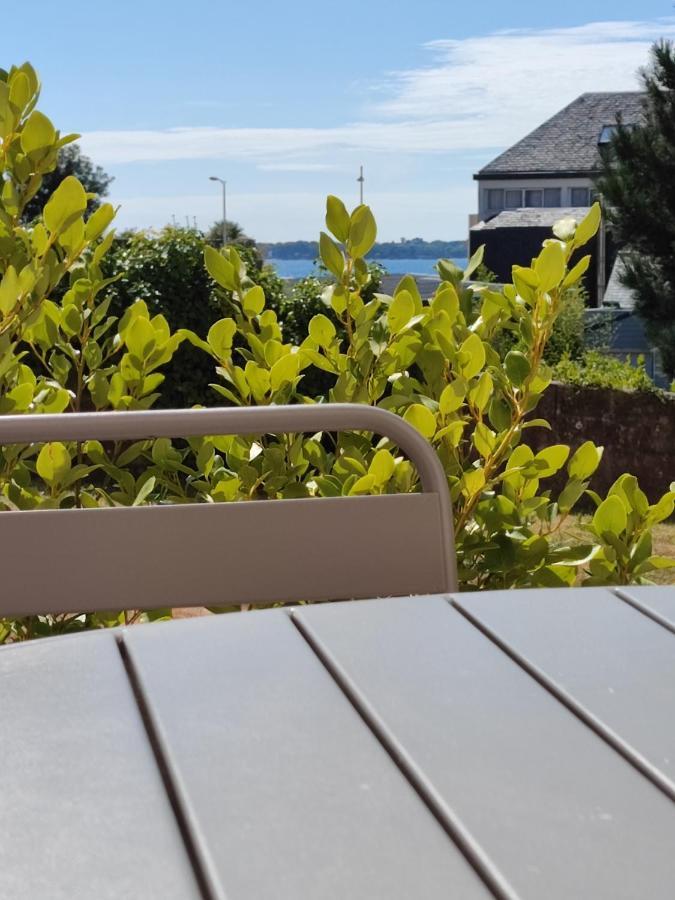 Le 3 Appartement Vue Mer Avec Jardin 100M De La Plage Et De La Thalasso Concarneau Exteriör bild