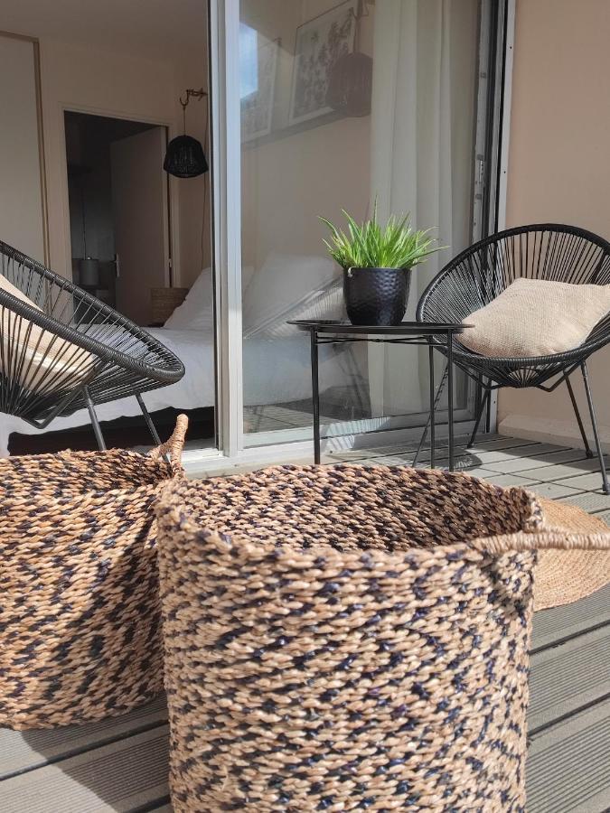 Le 3 Appartement Vue Mer Avec Jardin 100M De La Plage Et De La Thalasso Concarneau Exteriör bild